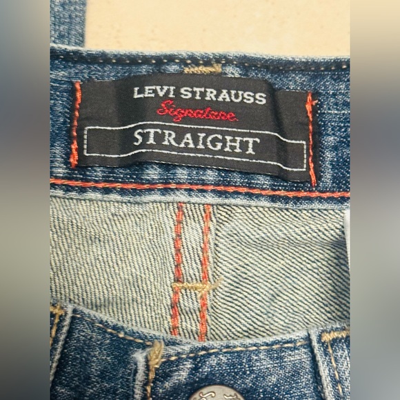 Boy’s Youth Denizen Levis Blue Jeans Modern Slim Straight Size 8 Regular - Picture 5 of 8